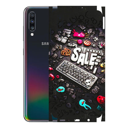 Samsung A/S Series Phone Skins (All Models) - Gadgets Sale - 3D Embossed Finish (L-50) Samsung Galaxy A70