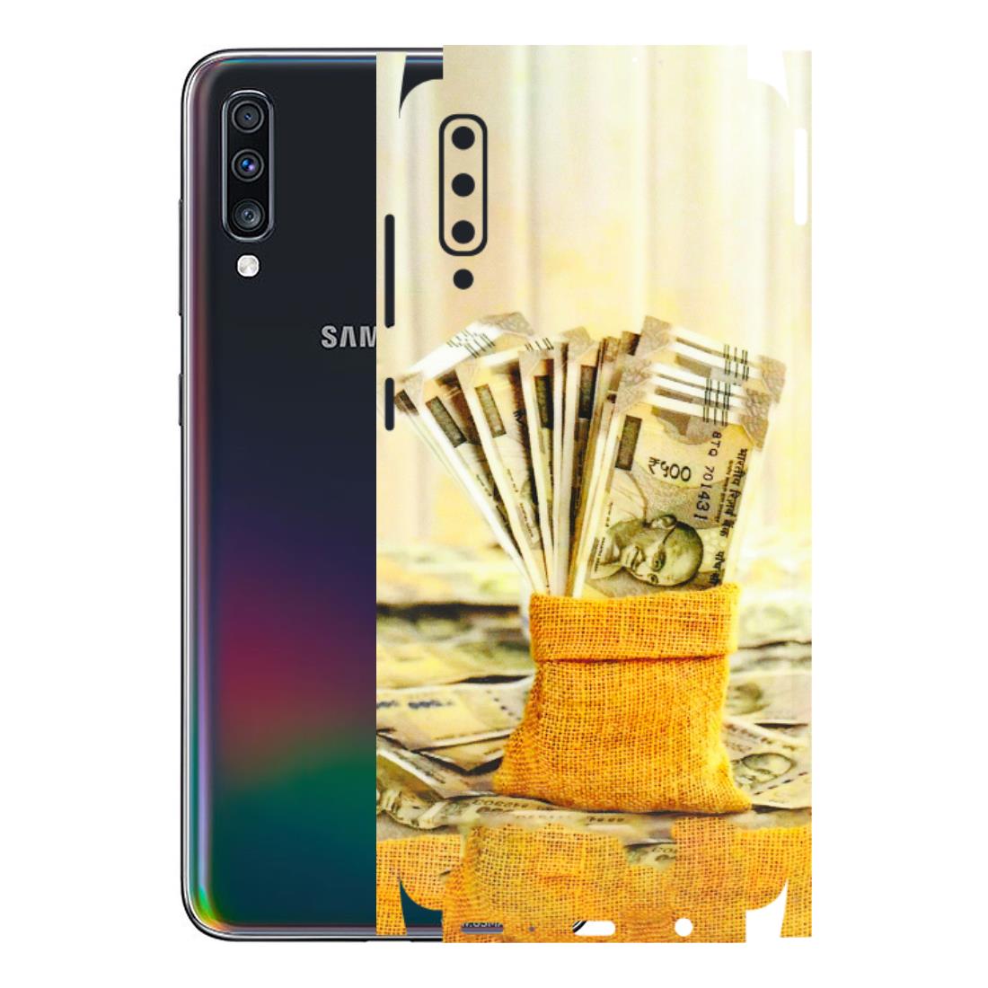 Samsung A/S Series Phone Skins (All Models) - Show Me The Money - 3D Embossed Finish (L-52) Samsung Galaxy A70