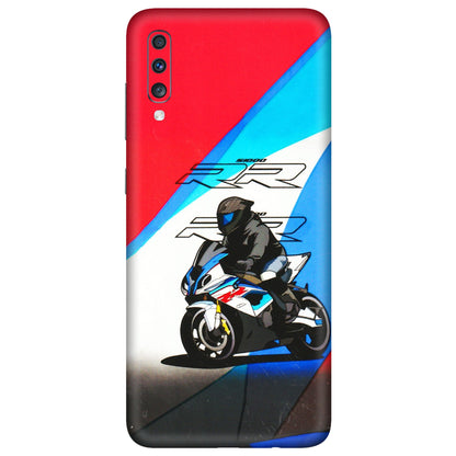 Samsung A/S Series Phone Skins (All Models) - Bikers Love - 3D Embossed Finish (L-58) Samsung Galaxy A70