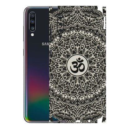 Samsung A/S Series Phone Skins (All Models) - Aum Elegant Mandala - 3D Embossed Finish (L-62) Samsung Galaxy A70