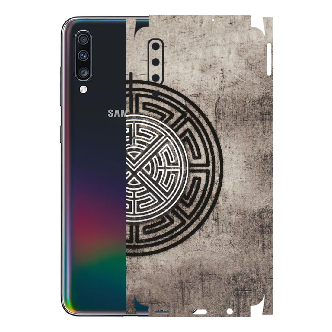 Samsung A/S Series Phone Skins (All Models) - Mysterious Circular Design - 3D Embossed Finish (L-63) Samsung Galaxy A70