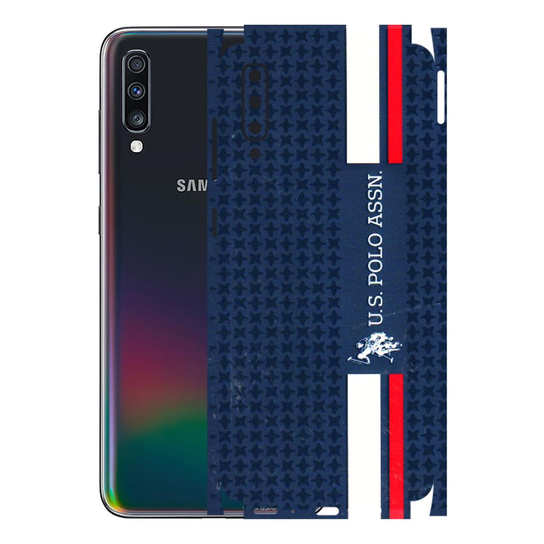 Samsung A/S Series Phone Skins (All Models) - US POLO Designer Brand - 3D Embossed Finish (L-65) Samsung Galaxy A70