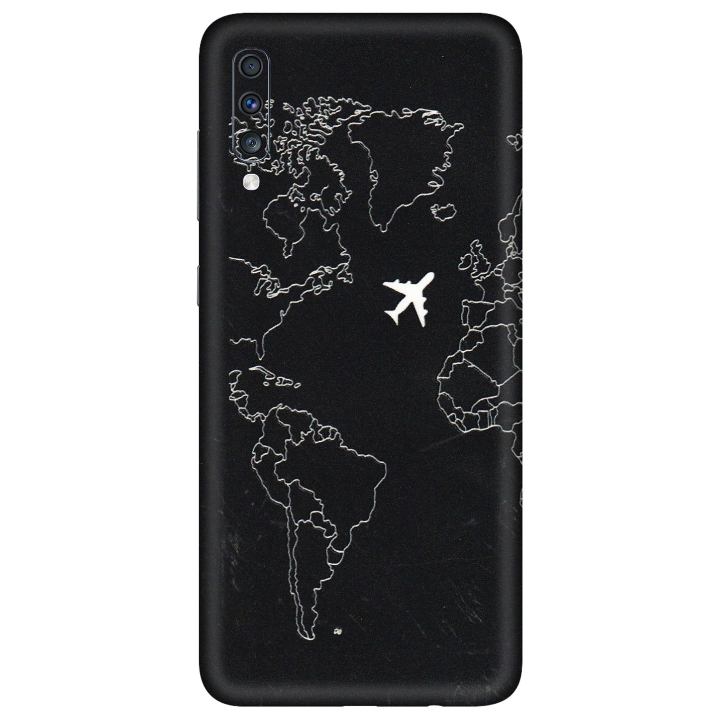 Samsung A/S Series Phone Skins (All Models) - Never Ending Travel - 3D Embossed Finish (L-79) Samsung Galaxy A70