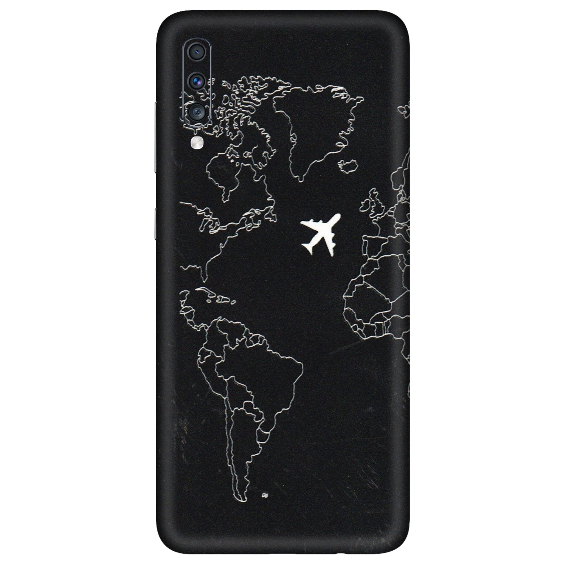 Samsung A/S Series Phone Skins (All Models) - Never Ending Travel - 3D Embossed Finish (L-79) Samsung Galaxy A70