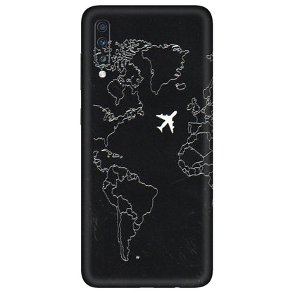 Samsung A/S Series Phone Skins (All Models) - Never Ending Travel - 3D Embossed Finish (L-79) Samsung Galaxy A70