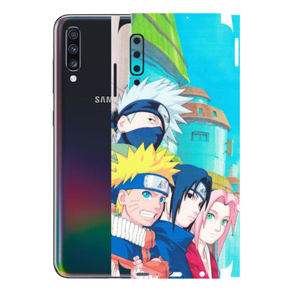 Samsung A/S Series Phone Skins (All Models) - Team Minato And Kakashi - Matte Finish (M-101) Samsung Galaxy A70