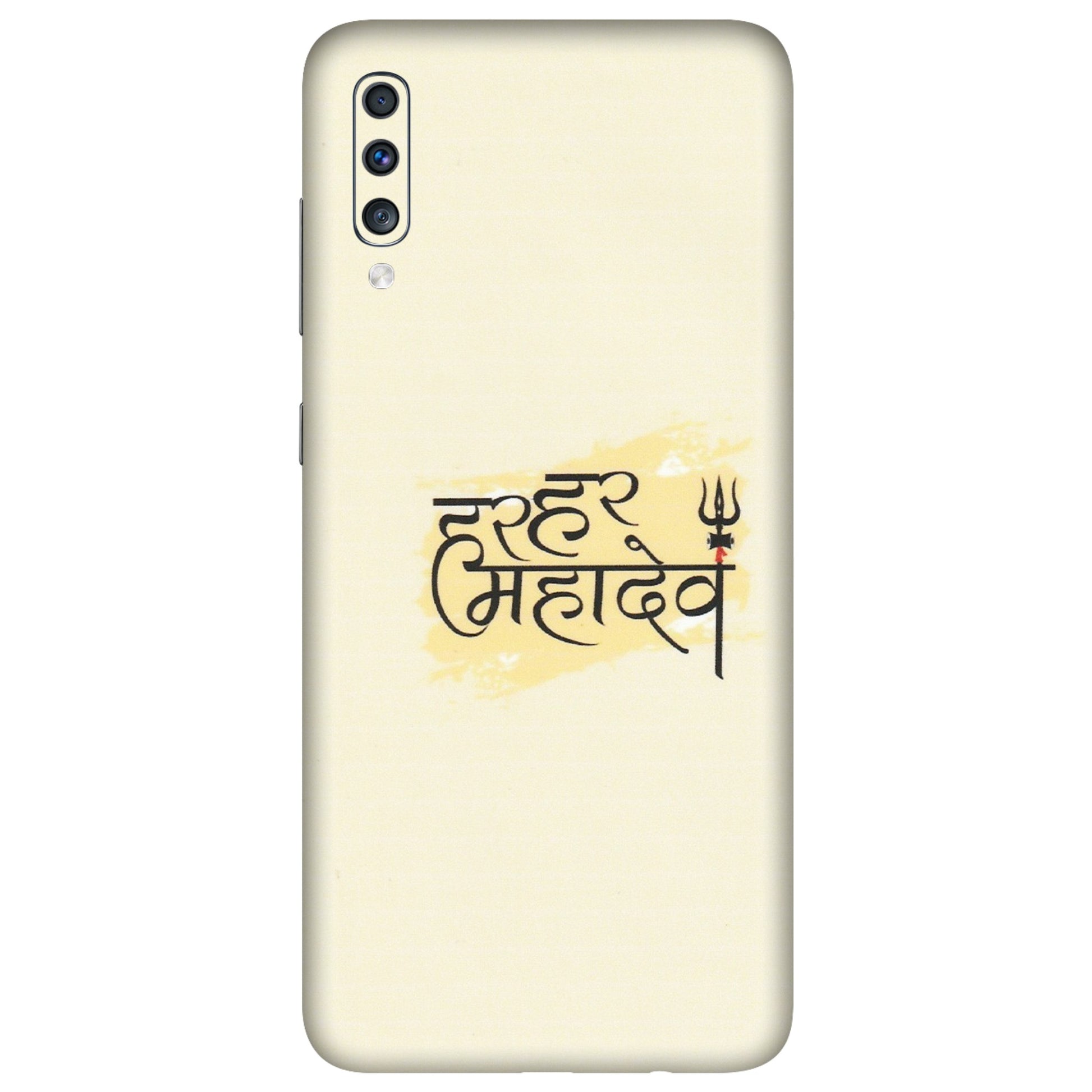 Samsung A/S Series Phone Skins (All Models) - Har Har Mahadev - Matte Finish (M-10) Samsung Galaxy A70