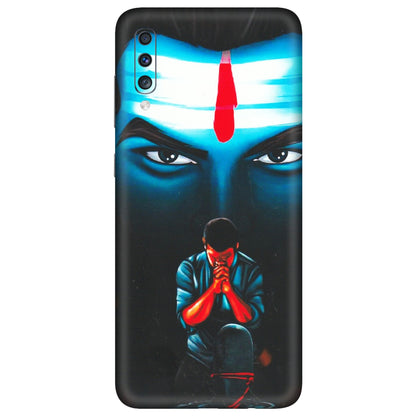 Samsung A/S Series Phone Skins (All Models) - Mahakal Bhakt - Matte Finish (M-112) Samsung Galaxy A70