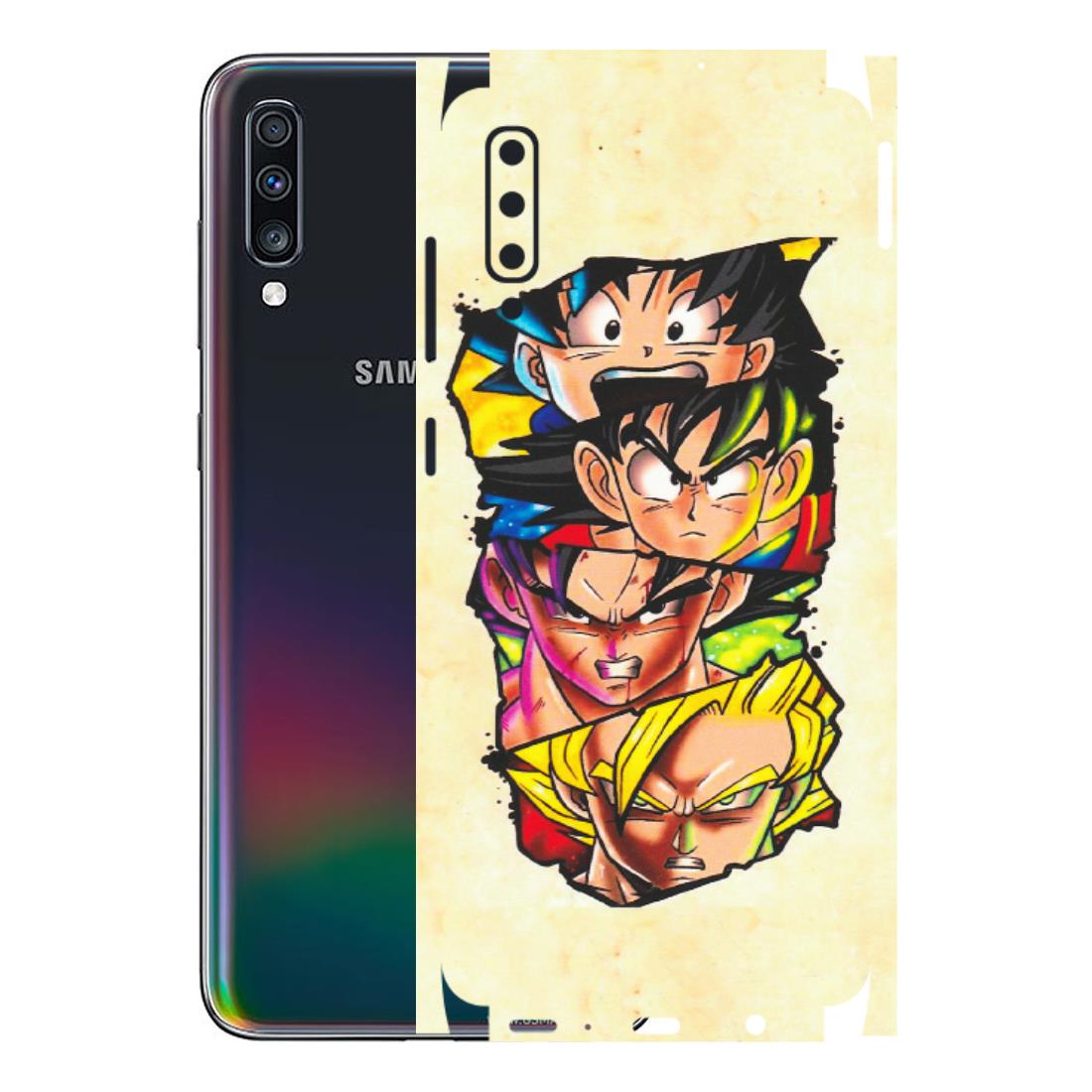 Samsung A/S Series Phone Skins (All Models) - Angry Multi Anime - Matte Finish (M-113) Samsung Galaxy A70