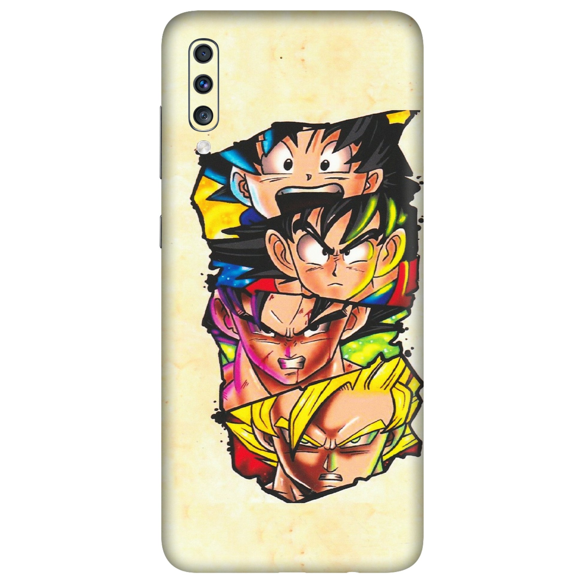 Samsung A/S Series Phone Skins (All Models) - Angry Multi Anime - Matte Finish (M-113) Samsung Galaxy A70