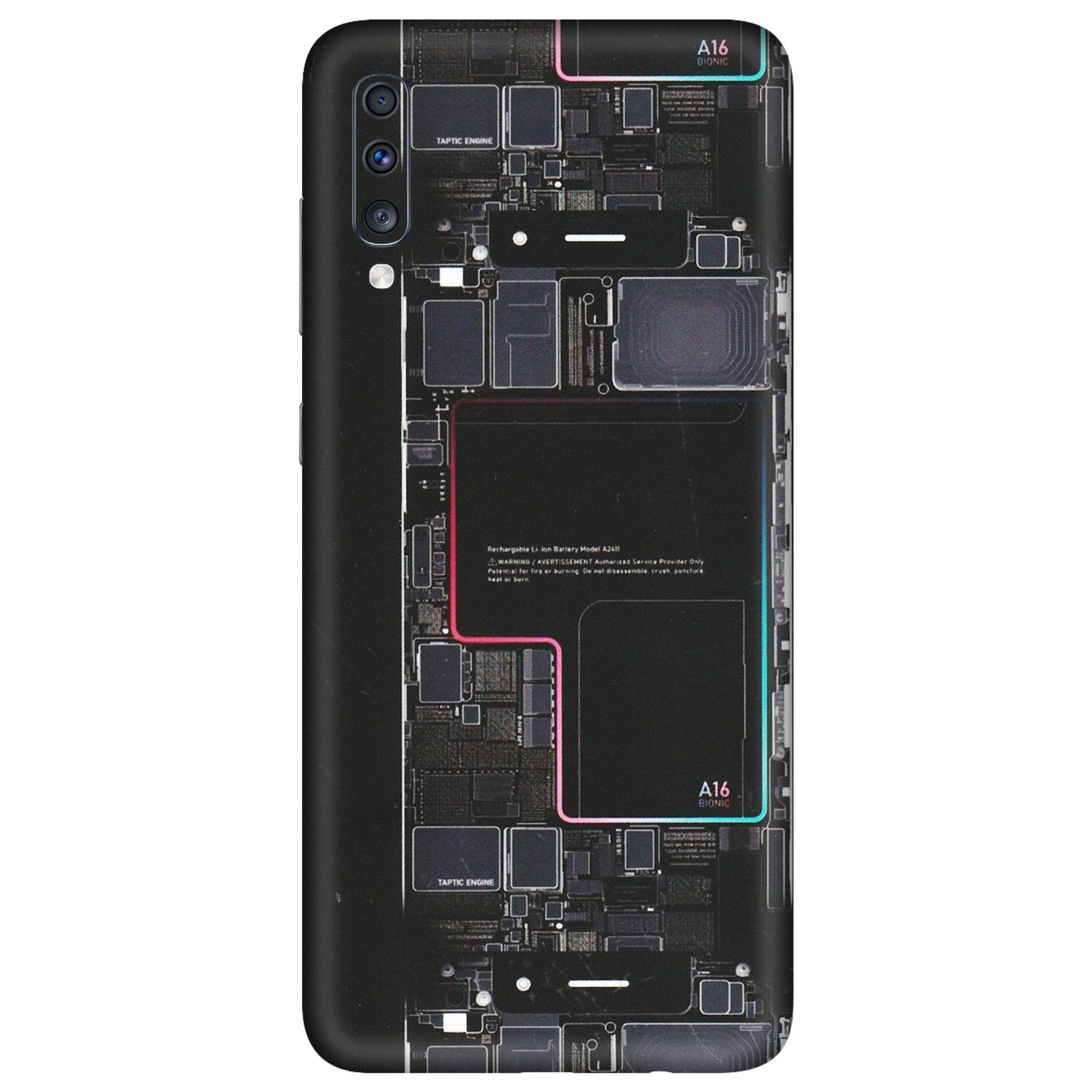 Samsung A/S Series Phone Skins (All Models) - Motherboard Circuit Layout - Matte Finish (M-117) Samsung Galaxy A70