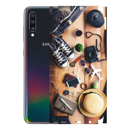 Samsung A/S Series Phone Skins (All Models) - Travel Wanderlust - Matte Finish (M-133) Samsung Galaxy A70