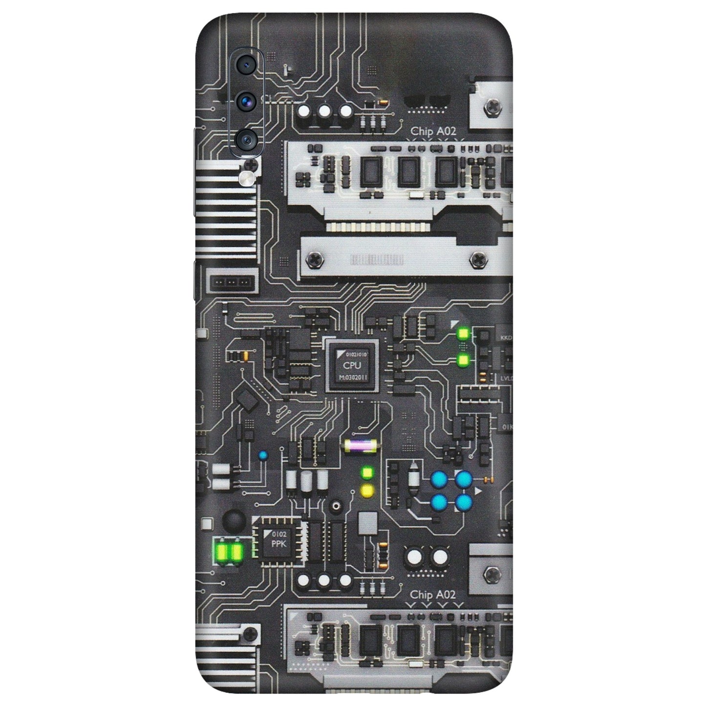 Samsung A/S Series Phone Skins (All Models) - Motherboard Internals - Matte Finish (M-135) Samsung Galaxy A70