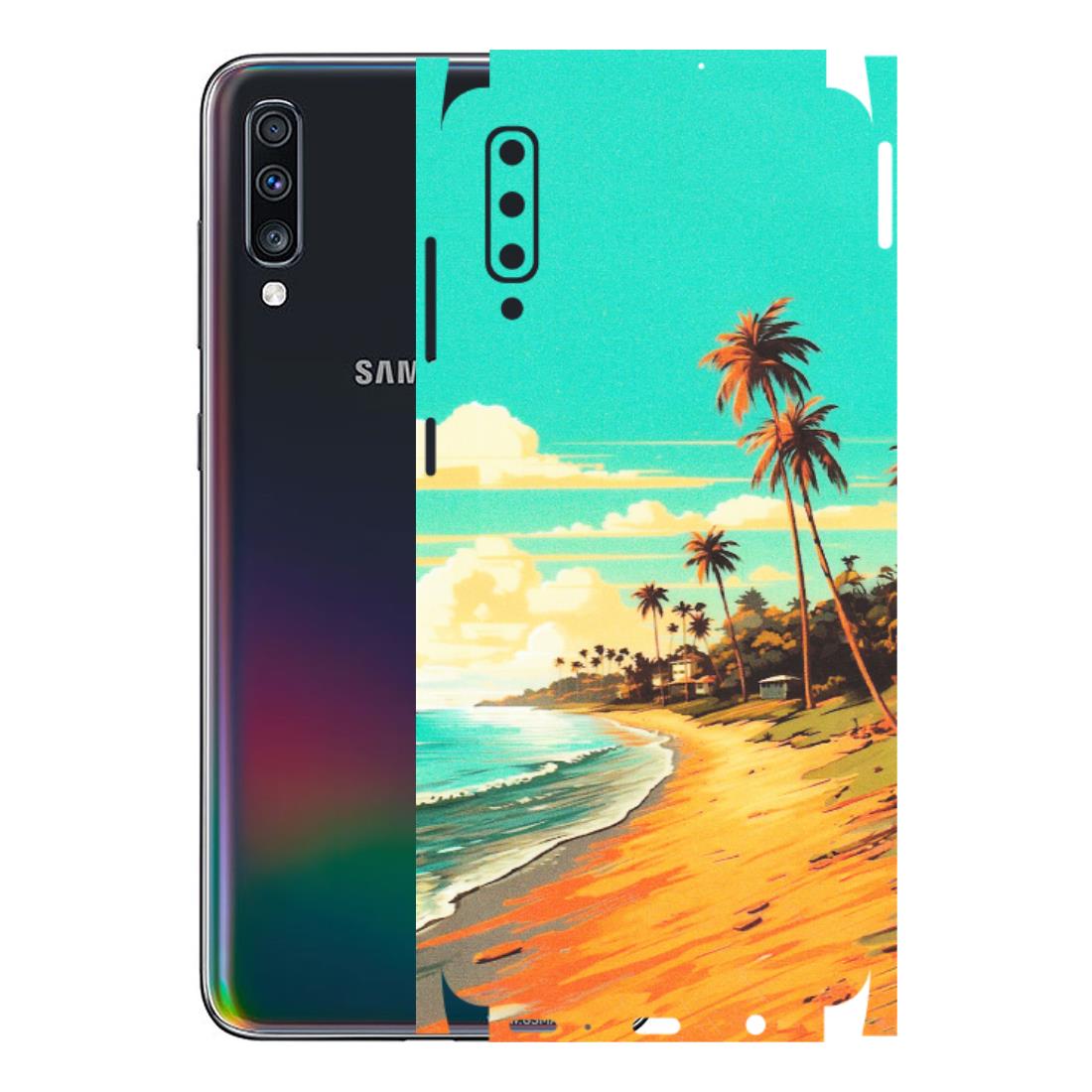 Samsung A/S Series Phone Skins (All Models) - Miami Beach - Matte Finish (M-136) Samsung Galaxy A70