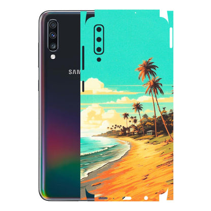 Samsung A/S Series Phone Skins (All Models) - Miami Beach - Matte Finish (M-136) Samsung Galaxy A70