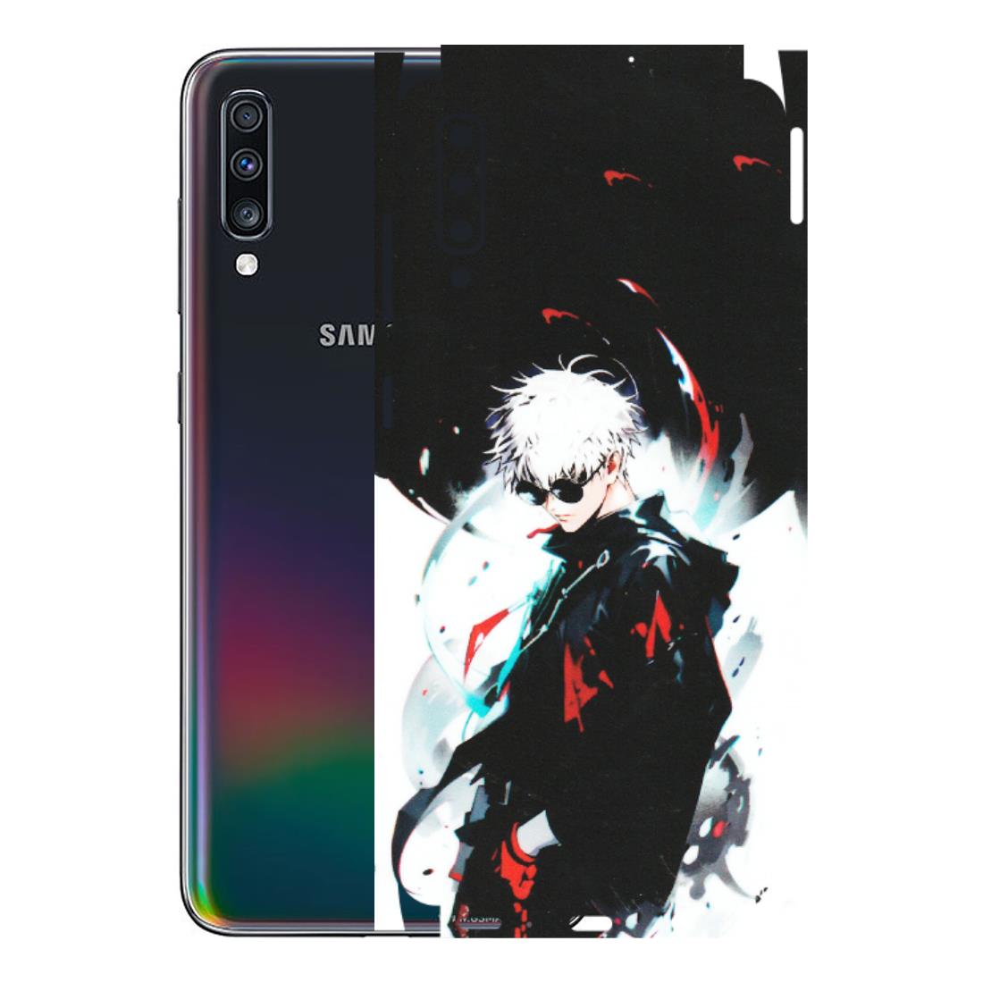Samsung A/S Series Phone Skins (All Models) - Gojo Powerful Charater Kaisen Anime - Matte Finish (M-144) Samsung Galaxy A70
