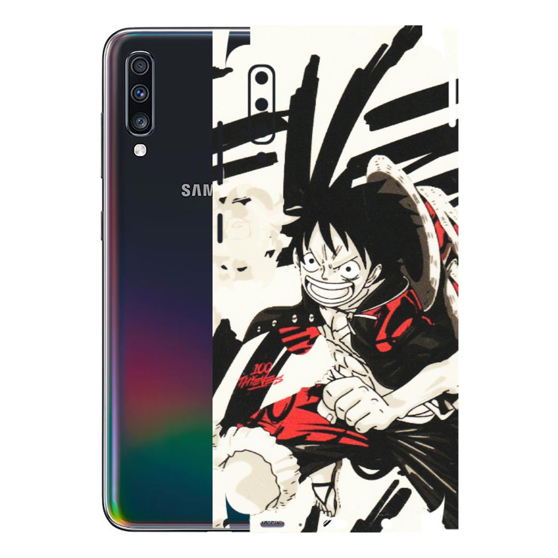 Samsung A/S Series Phone Skins (All Models) - Monkey D.Luffy Manga Anime - Matte Finish (M-145) Samsung Galaxy A70