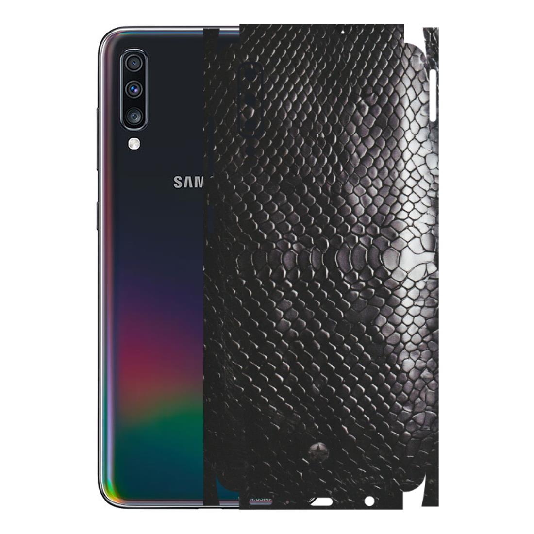 Samsung A/S Series Phone Skins (All Models) - Black Snack Leather - Matte Finish (M-147) Samsung Galaxy A70