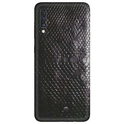 Samsung A/S Series Phone Skins (All Models) - Black Snack Leather - Matte Finish (M-147) Samsung Galaxy A70