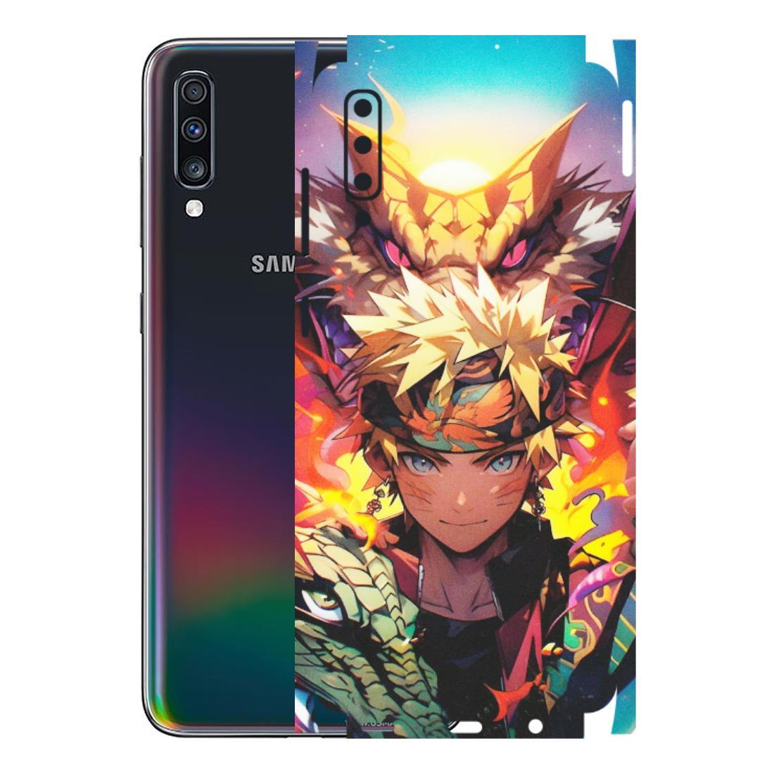 Samsung A/S Series Phone Skins (All Models) - Angry Naruto Anime - Matte Finish (M-148) Samsung Galaxy A70