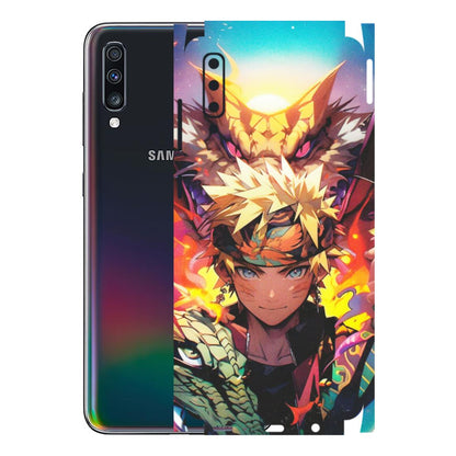 Samsung A/S Series Phone Skins (All Models) - Angry Naruto Anime - Matte Finish (M-148) Samsung Galaxy A70