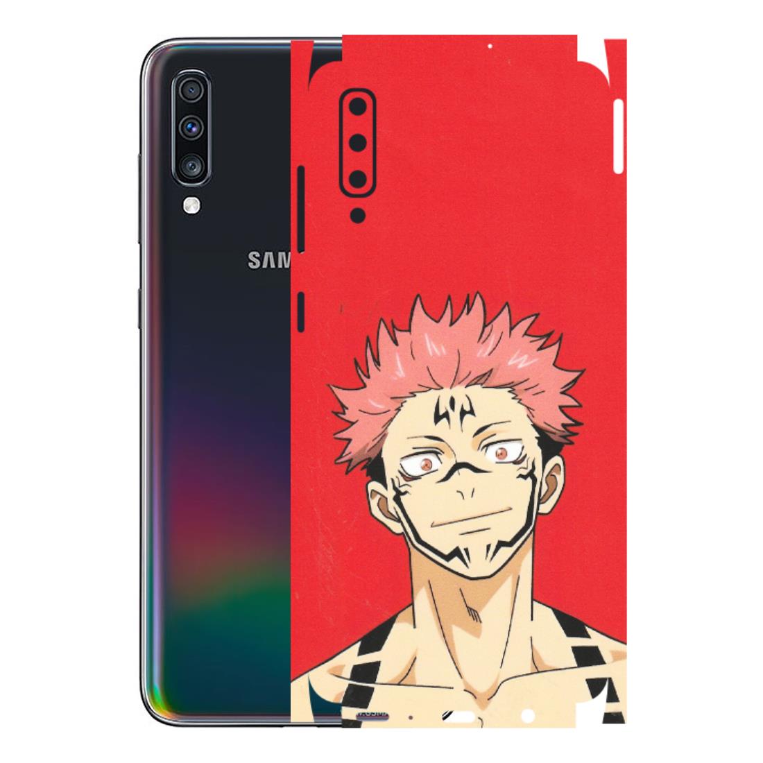 Samsung A/S Series Phone Skins (All Models) - Ryomen Sukuna Fun Anime - Matte Finish (M-153) Samsung Galaxy A70