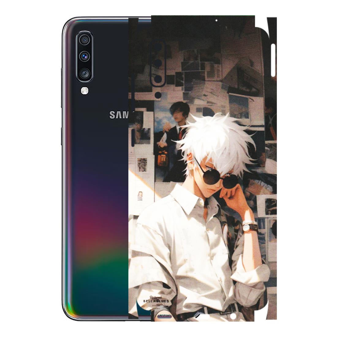 Samsung A/S Series Phone Skins (All Models) - Gojo Satoru Jujustu Kaisen Anime - Matte Finish (M-156) Samsung Galaxy A70