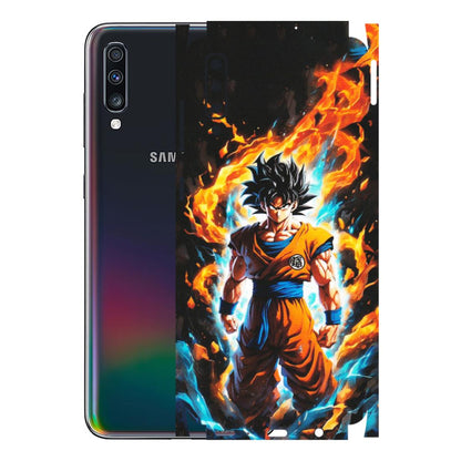 Samsung A/S Series Phone Skins (All Models) - Goku Transformation Anime - Matte Finish (M-159) Samsung Galaxy A70