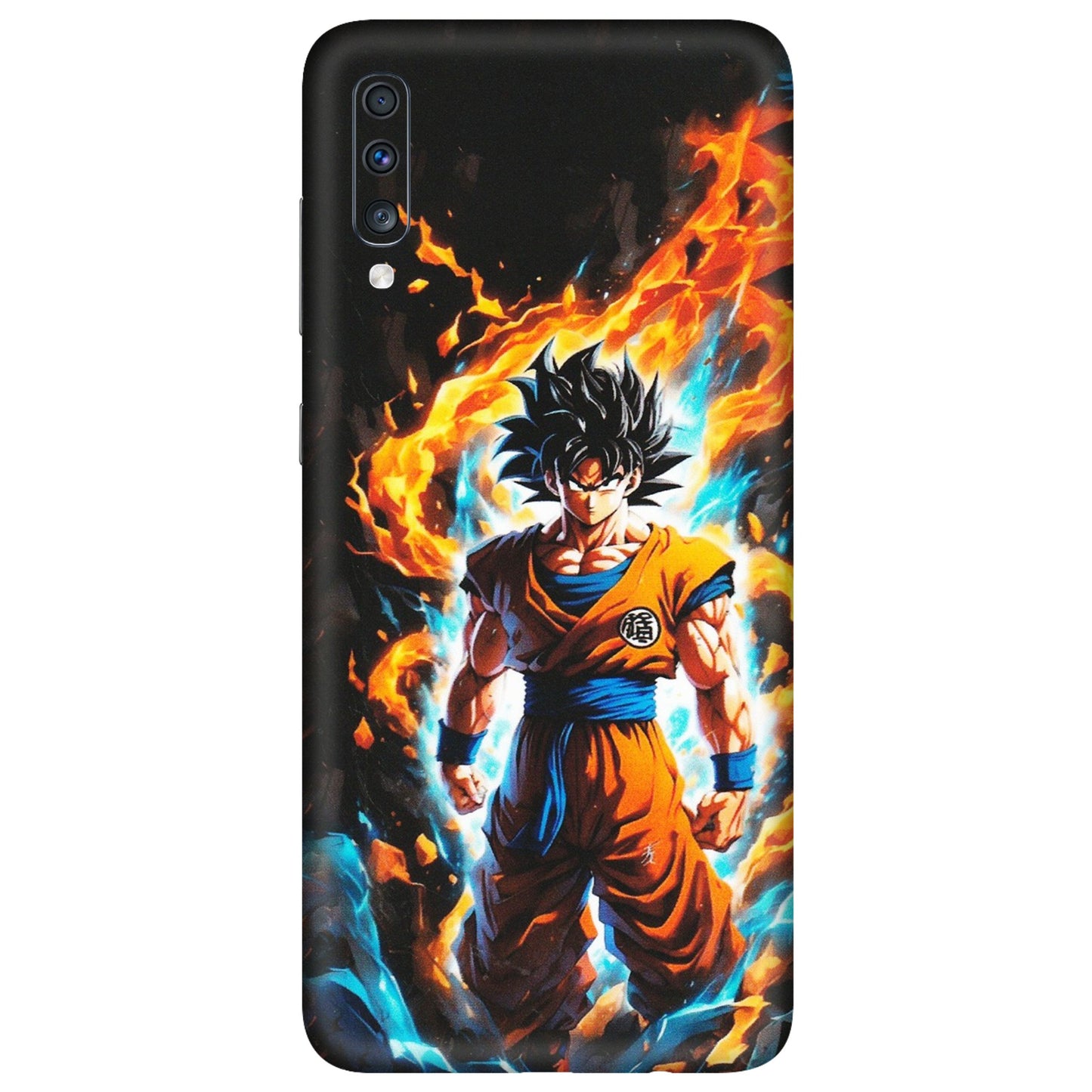 Samsung A/S Series Phone Skins (All Models) - Goku Transformation Anime - Matte Finish (M-159) Samsung Galaxy A70