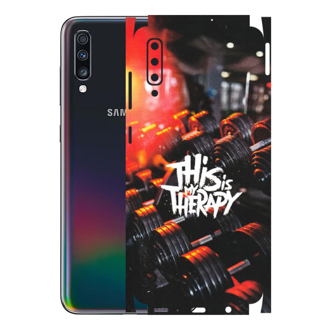 Samsung A/S Series Phone Skins (All Models) - GYM Lover Therapy - Matte Finish (M-160) Samsung Galaxy A70