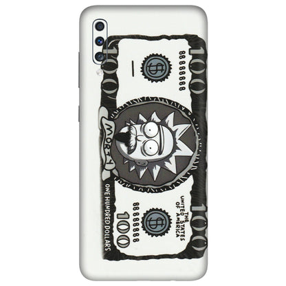 Samsung A/S Series Phone Skins (All Models) - Rick And Morty Hundred Dollar Anime - Matte Finish (M-161) Samsung Galaxy A70