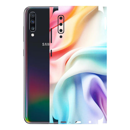 Samsung A/S Series Phone Skins (All Models) - Colourful Silk Cloth - Matte Finish (M-165) Samsung Galaxy A70