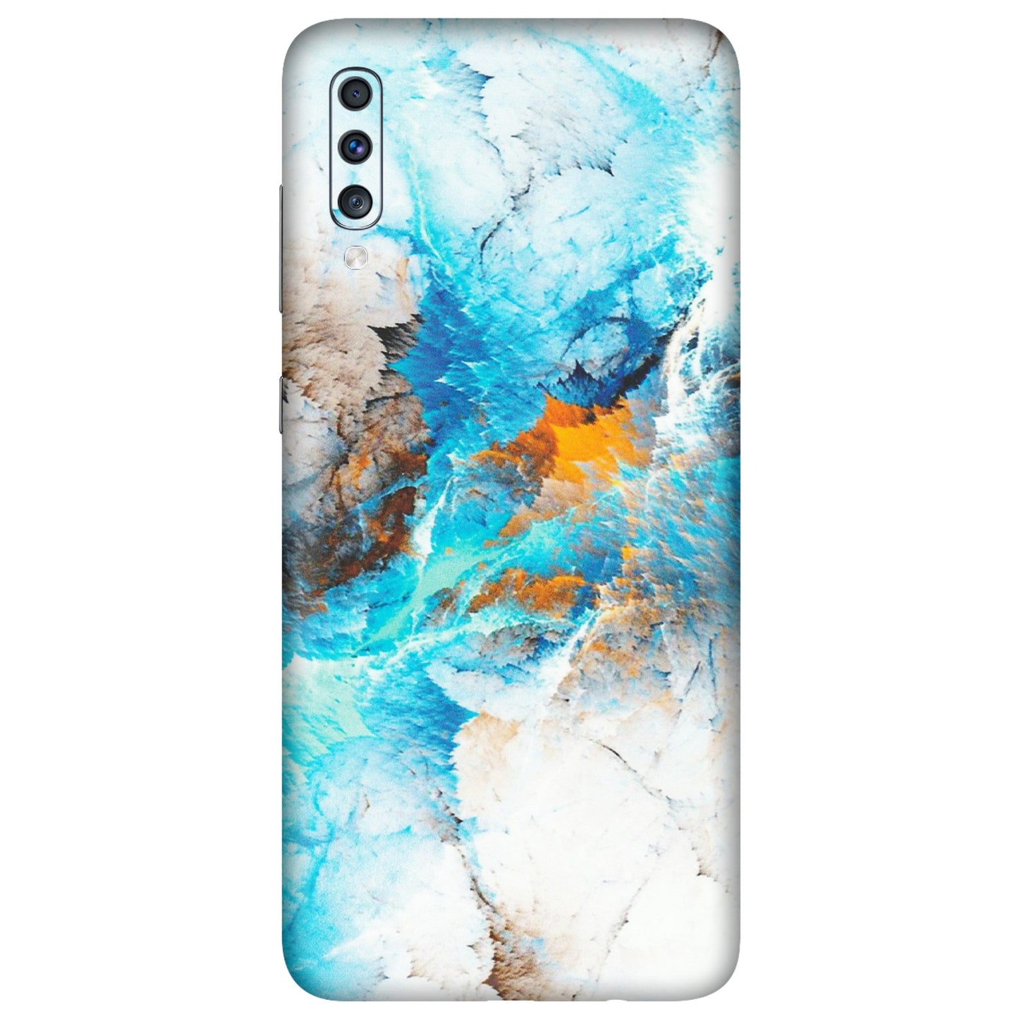 Samsung A/S Series Phone Skins (All Models) - Blue Waves Abstract - Matte Finish (M-19) Samsung Galaxy A70