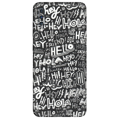Samsung A/S Series Phone Skins (All Models) - Hi Hello Doodles - Matte Finish (M-25) Samsung Galaxy A70
