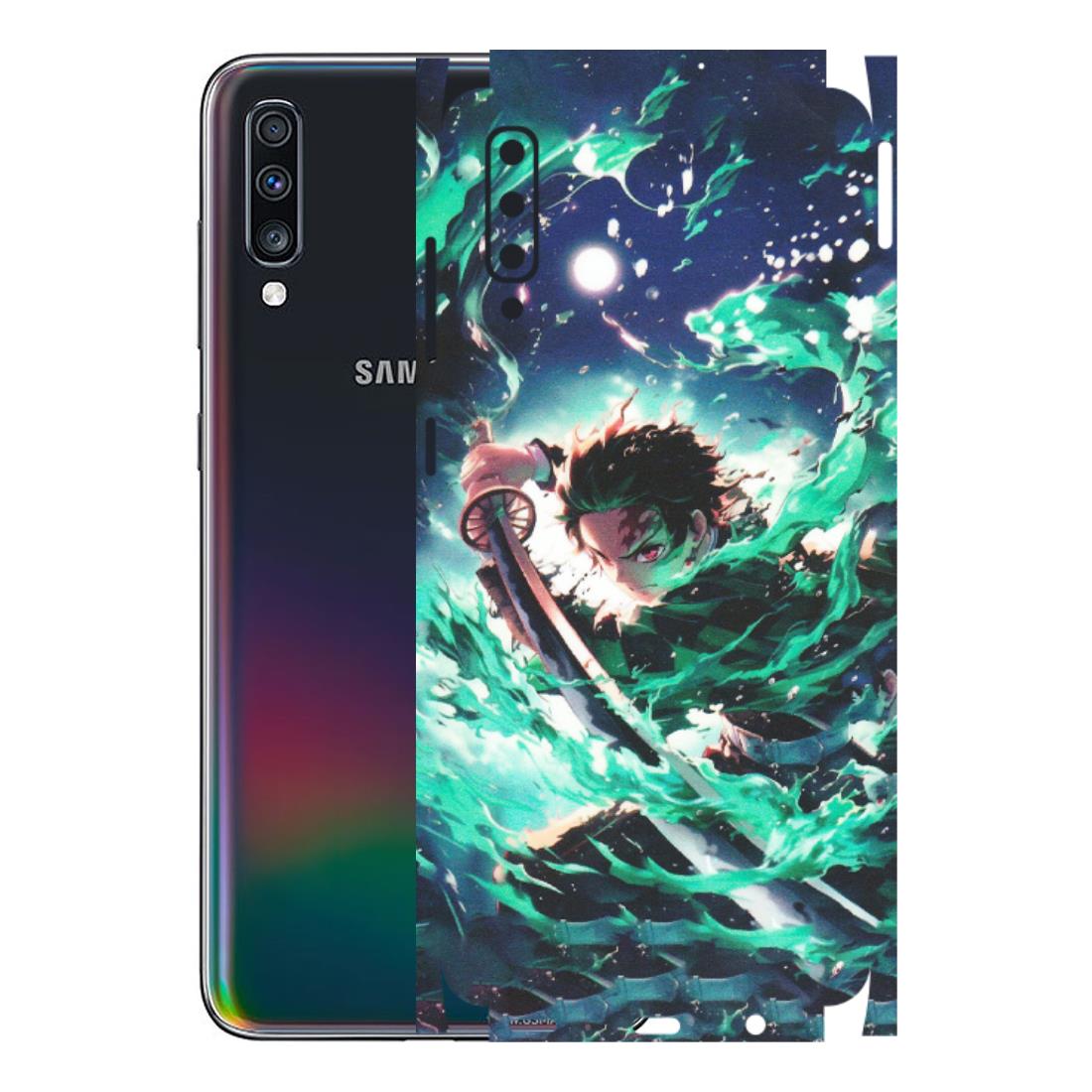 Samsung A/S Series Phone Skins (All Models) - Sword Fighter Anime - Matte Finish (M-29) Samsung Galaxy A70