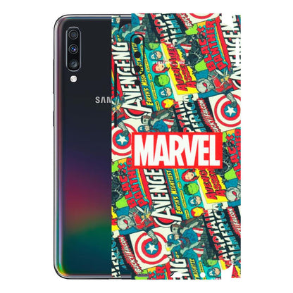 Samsung A/S Series Phone Skins (All Models) - Marvel Comic Lover - Matte Finish (M-30) Samsung Galaxy A70