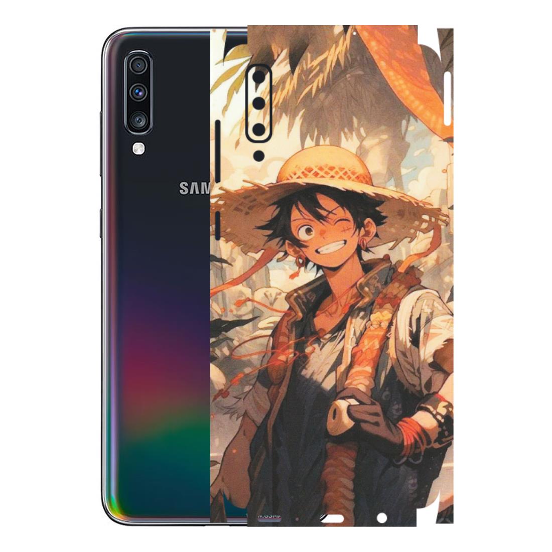 Samsung A/S Series Phone Skins (All Models) - Anime Character Smile - Matte Finish (M-33) Samsung Galaxy A70