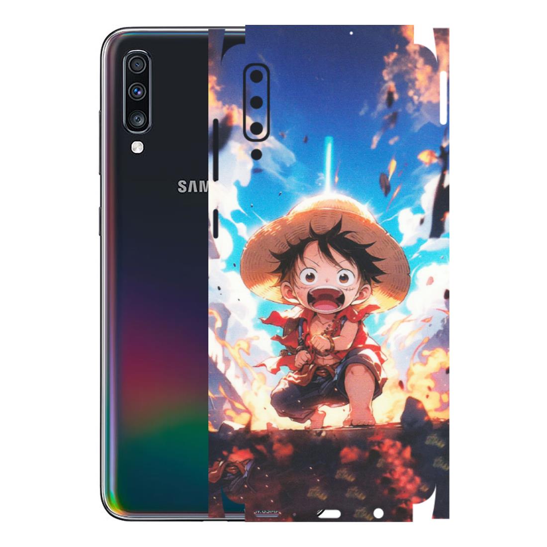 Samsung A/S Series Phone Skins (All Models) - Toon One Piece Cute Character - Matte Finish (M-35) Samsung Galaxy A70