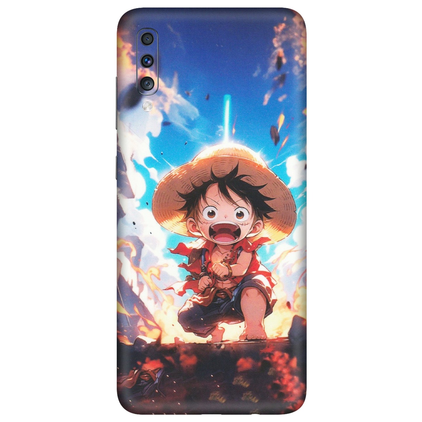 Samsung A/S Series Phone Skins (All Models) - Toon One Piece Cute Character - Matte Finish (M-35) Samsung Galaxy A70