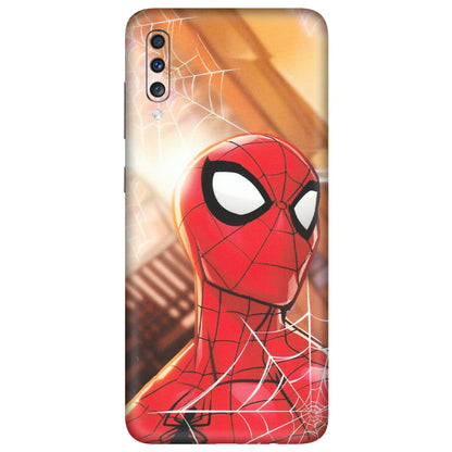 Samsung A/S Series Phone Skins (All Models) - Spiderman Face New - Matte Finish (M-41) Samsung Galaxy A70
