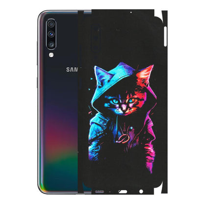 Samsung A/S Series Phone Skins (All Models) - Cyberpunk Cat - Matte Finish (M-45) Samsung Galaxy A70