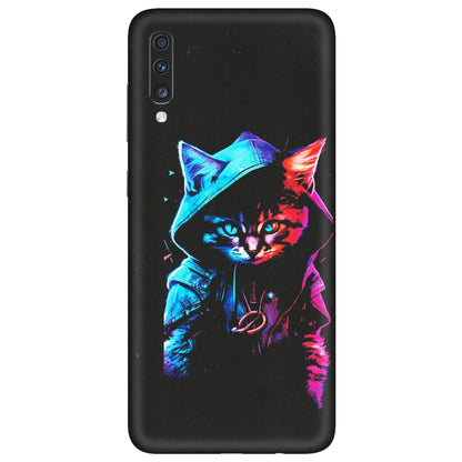 Samsung A/S Series Phone Skins (All Models) - Cyberpunk Cat - Matte Finish (M-45) Samsung Galaxy A70