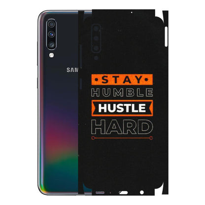 Samsung A/S Series Phone Skins (All Models) - Stay Humble Stay Hard - Matte Finish (M-48) Samsung Galaxy A70