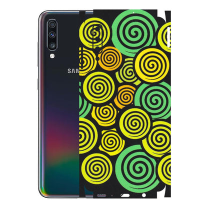 Samsung A/S Series Phone Skins (All Models) - Crazy Spiral - Matte Finish (M-91) Samsung Galaxy A70