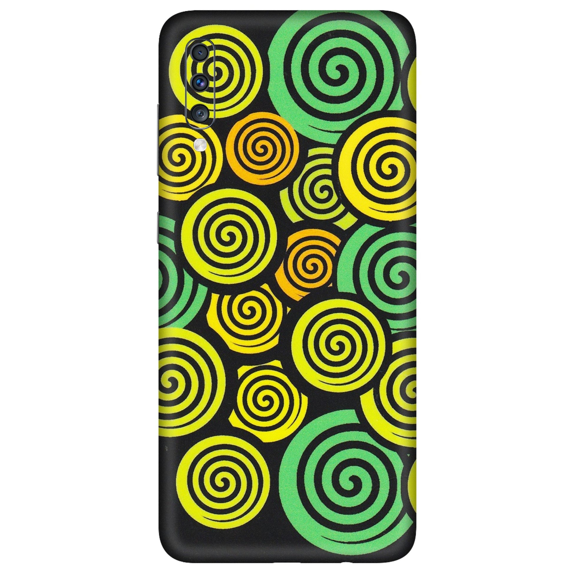 Samsung A/S Series Phone Skins (All Models) - Crazy Spiral - Matte Finish (M-91) Samsung Galaxy A70