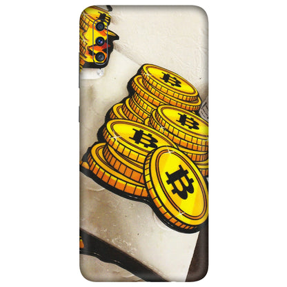 Samsung A/S Series Phone Skins (All Models) - Billionaire Bitcoin Collection - Matte Finish (M-92) Samsung Galaxy A70