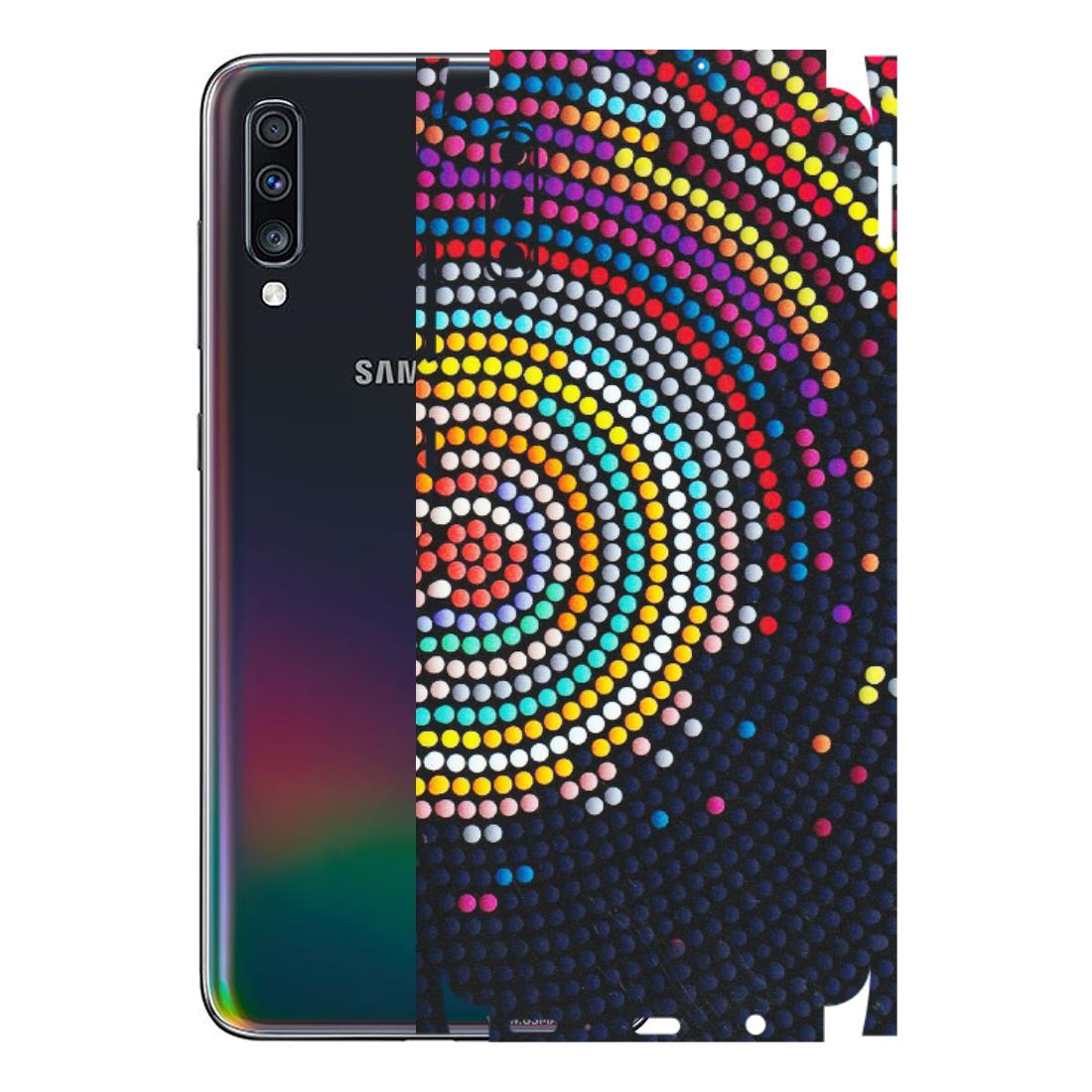 Samsung A/S Series Phone Skins (All Models) - Rainbow Dot Mandala - Matte Finish (M-97) Samsung Galaxy A70