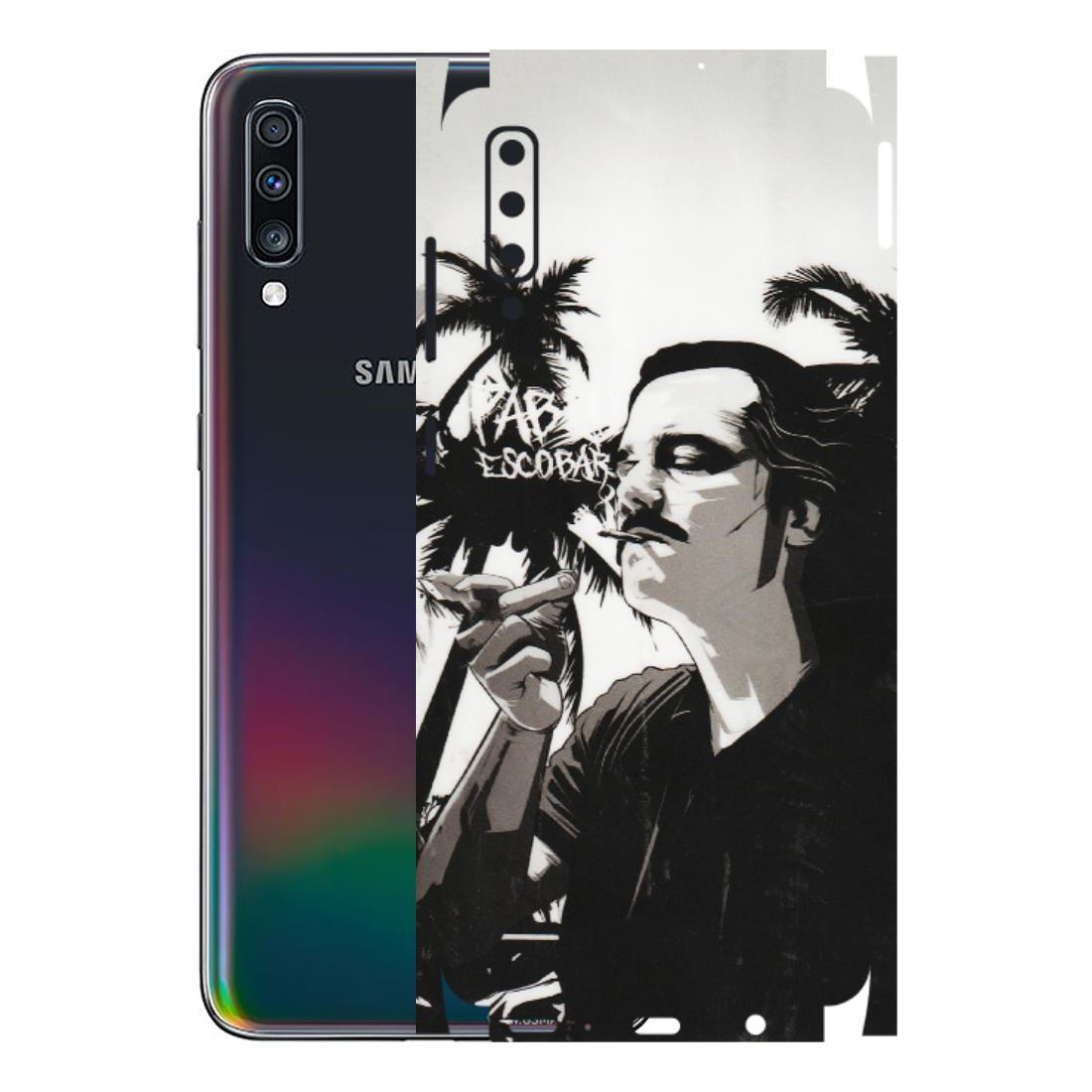 Samsung A/S Series Phone Skins (All Models) - Pab Escobar - Transparent Finish (T-05) Samsung Galaxy A70