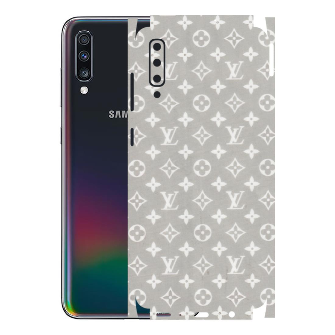Samsung A/S Series Phone Skins (All Models) - Luxury Brands Logo - Transparent Finish (T-07) Samsung Galaxy A70