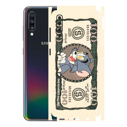 Samsung A/S Series Phone Skins (All Models) - One Hundred Dollar Tom - Transparent Finish (T-16) Samsung Galaxy A70